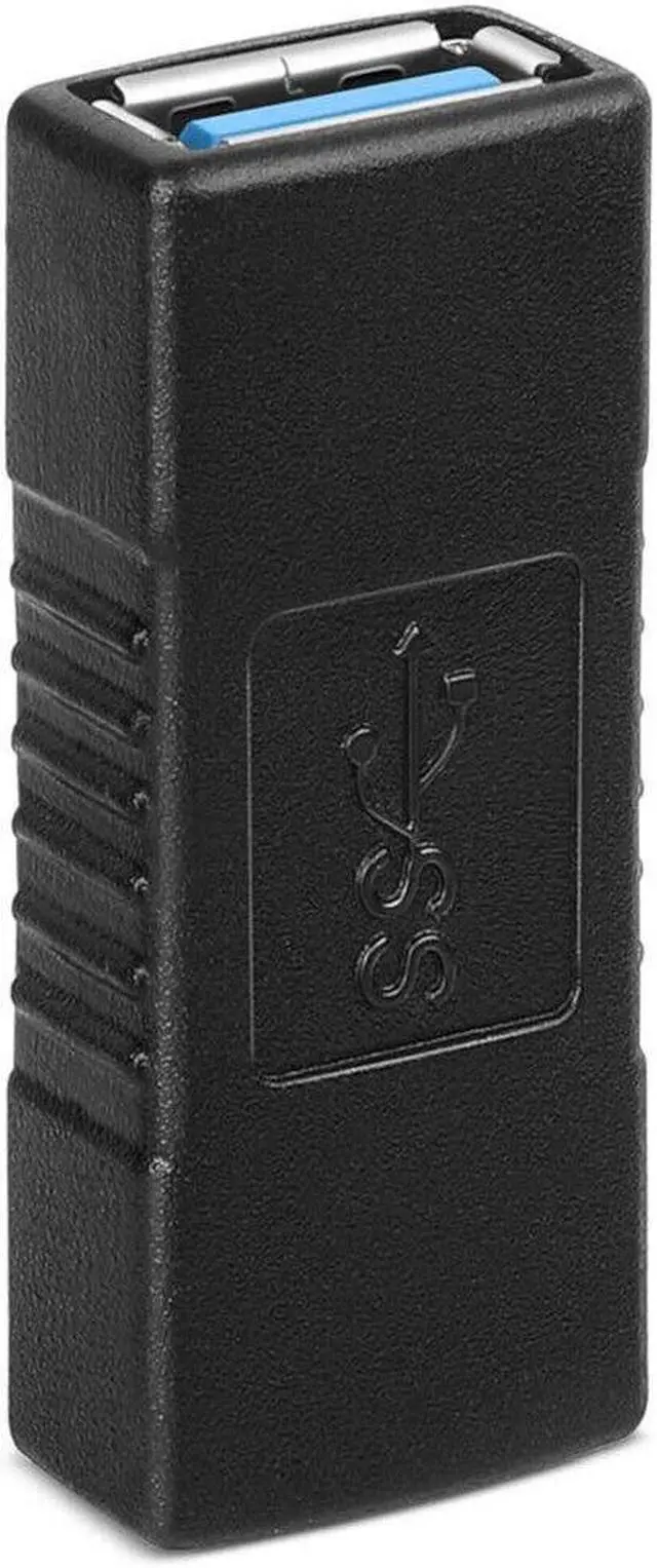 Alt view image 3 of 5 - USB 3.0 Type A Female to Female Extension Connector Adapter F/F, Black