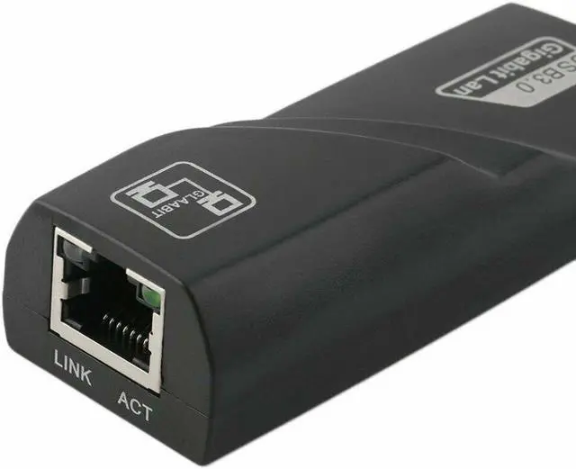 Alt view image 2 of 6 - USB 3.0 to 10/100/1000 Mbps Gigabit RJ45 Ethernet Network LAN Adapter for PC Mac