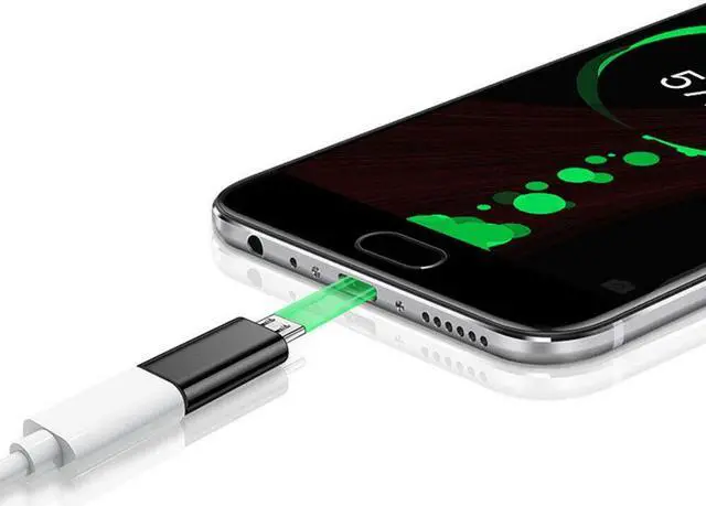 Alt view image 3 of 7 - USB 3.1 Type C Female to Micro USB Male Adapter Converter Connector USB-C