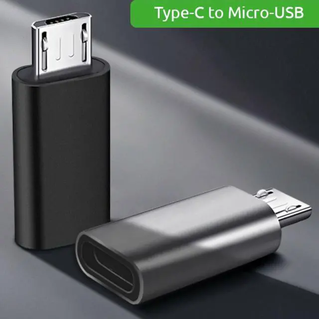 Alt view image 5 of 7 - USB 3.1 Type C Female to Micro USB Male Adapter Converter Connector USB-C