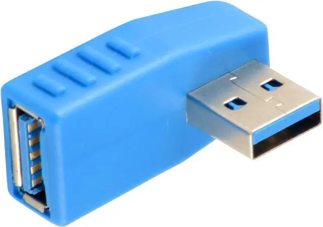 Main image of Right Angle USB 3.0 to Left Facing Vertical Female Adapter Coupler Connector
