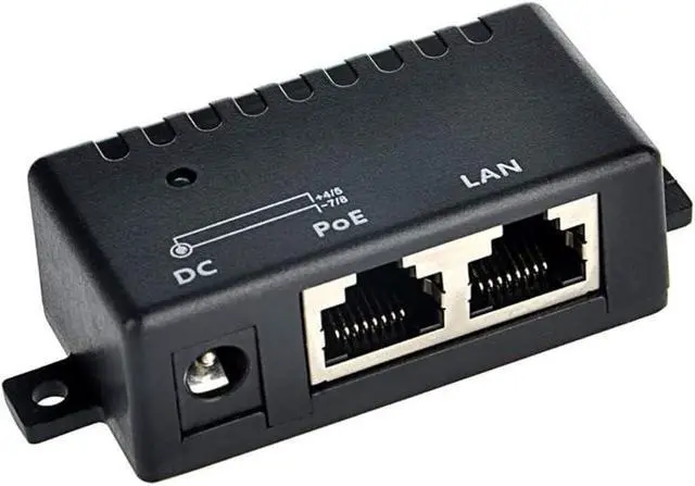 Main image of 5pcs DC PoE Injector Splitter Adapter 802.3af IP Phone WLAN AP 5.5mm x 2.1mm