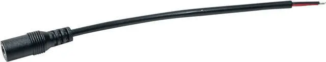 Main image of DC Power Pigtail Female Barrel Jack 6-inch Wire Cable 5.5mm x 2.1mm for 12V Port