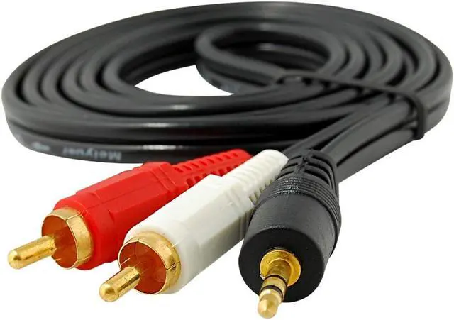 Main image of 8FT 3.5MM Male to 2 RCA Male Stereo Audio Converter Cable