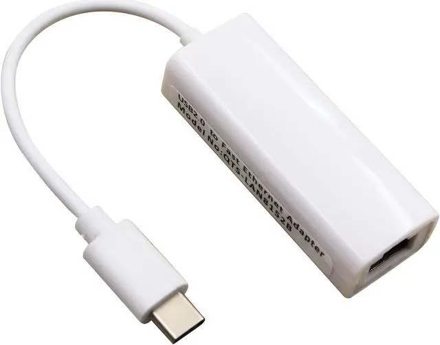 Main image of USB-C Type-C RJ45 Ethernet LAN Network Adapter for Windows 11/10/7 Linux RTL8152 2 pack