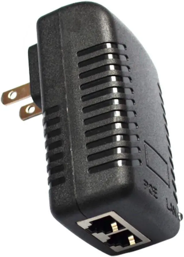 Main image of 24V 1A 24W PoE Injector Power Over Ethernet Adapter for 802.3af IP Phone WLAN AP