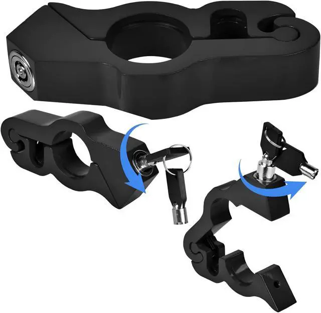 Main image of Motorcycle Handlebar Lock Anti-Theft Grip Throttle Security Bike Scooter ATV