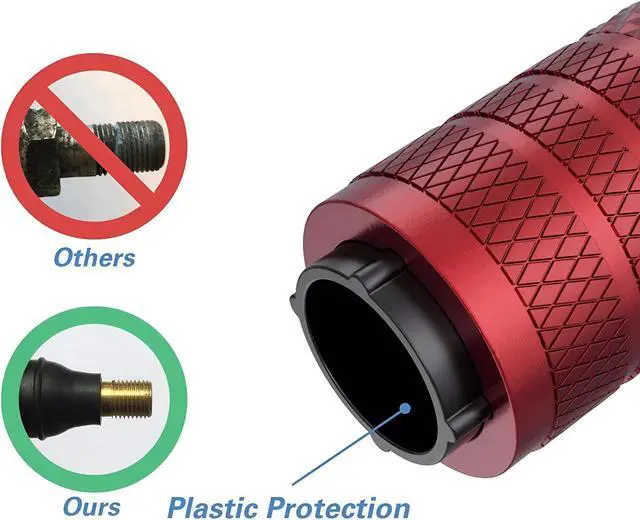 Alt view image 2 of 2 - 4pcs Tire Valve Stem Caps Anodized Aluminum Corrosion Resistant Covers Car Bike