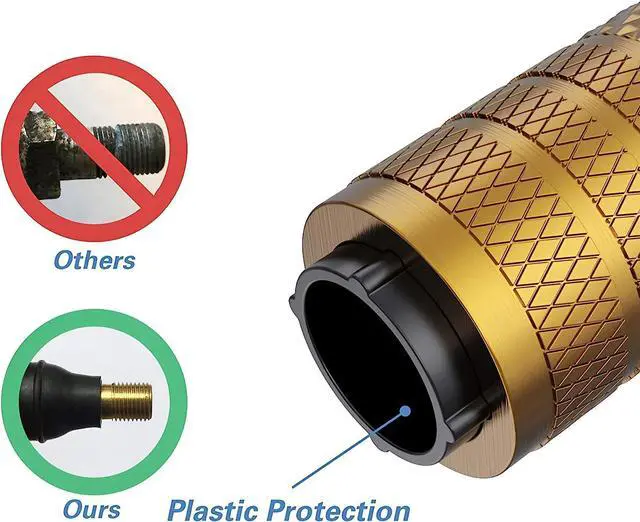 Alt view image 2 of 2 - 4pcs Tire Valve Stem Caps Anodized Aluminum Corrosion Resistant Covers Car Bike