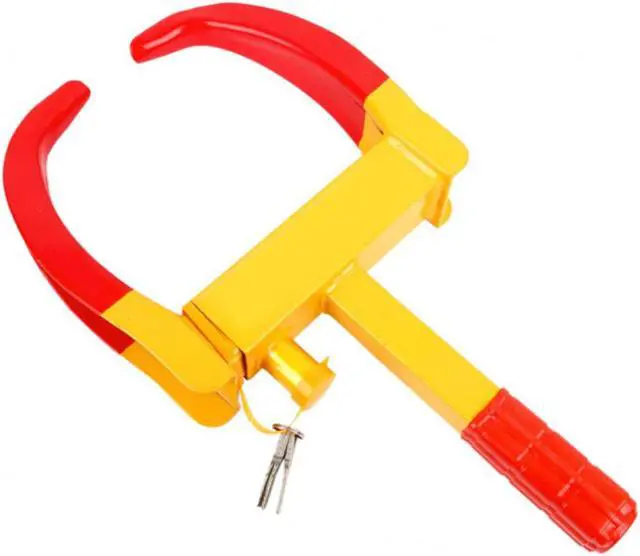 Main image of JacobsParts Anti Theft Wheel Lock Tire Clamp Parking Boot for Car Truck SUV ATV RV Trailer