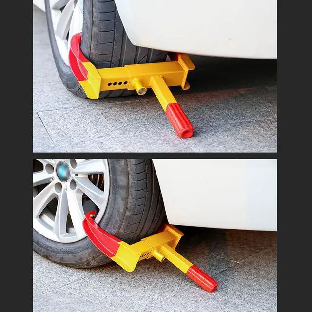 Alt view image 4 of 5 - JacobsParts Anti Theft Wheel Lock Tire Clamp Parking Boot for Car Truck SUV ATV RV Trailer