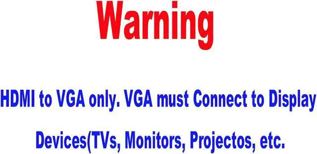 Alt view image 2 of 7 - HDMI Female to VGA Male Converter with Audio Adapter Support 1080P Signal Output