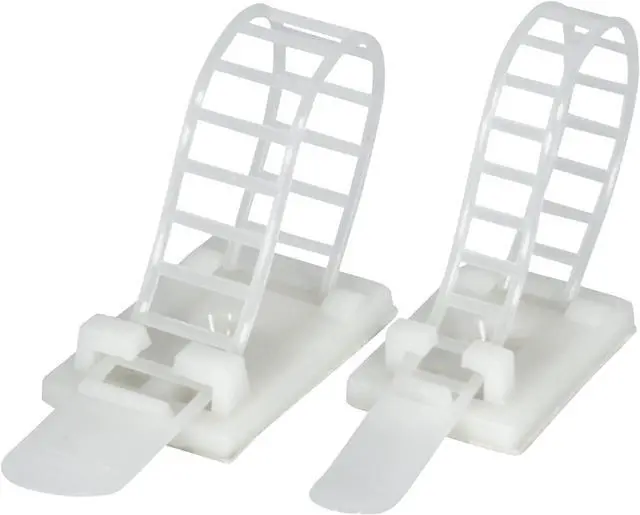 Alt view image 3 of 3 - Reusable Adhesive Cable Management Straps Cord Clips, Heavy Duty 25PK (White)