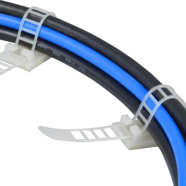 Alt view image 2 of 3 - Reusable Adhesive Cable Management Straps Cord Clips, Heavy Duty 25PK (White)