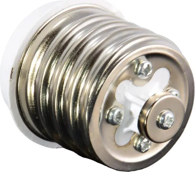 Alt view image 2 of 3 - ABI Light Bulb Socket Adapter Mogul Base E39 to Medium E26 Screw Reducer
