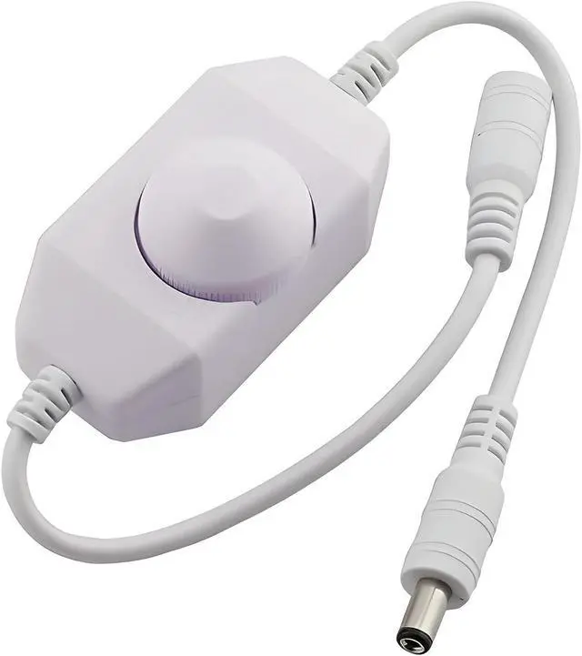 Main image of Inline Manual Dimmer Switch for LED Strip Light, White