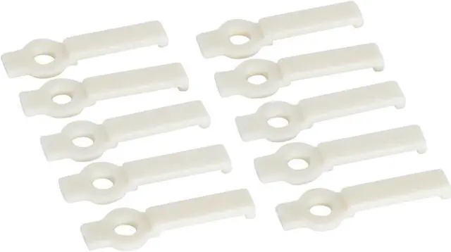 Main image of (50-pack) 12mm Mounting Bracket Fastener Clips for LED Strip Light SMD5050/5630