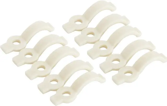 Main image of (50-pack) Fastener Clips for 8mm/10mm Waterproof LED Strip Light 3528 5050 5630