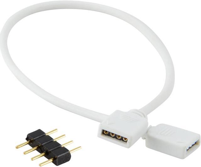 Main image of 10-pack 12" 4-pin Female Coupler Extension w/ Male Pins for RGB LED Strip Light