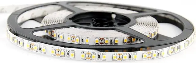 Alt view image 3 of 4 - ABI Daylight White 6000K Double Density Flexible LED Light Strip with AC Adapter, 120 LED/Meter LED Chips, 5 Meters / 16.4 FT Spool, 12VDC