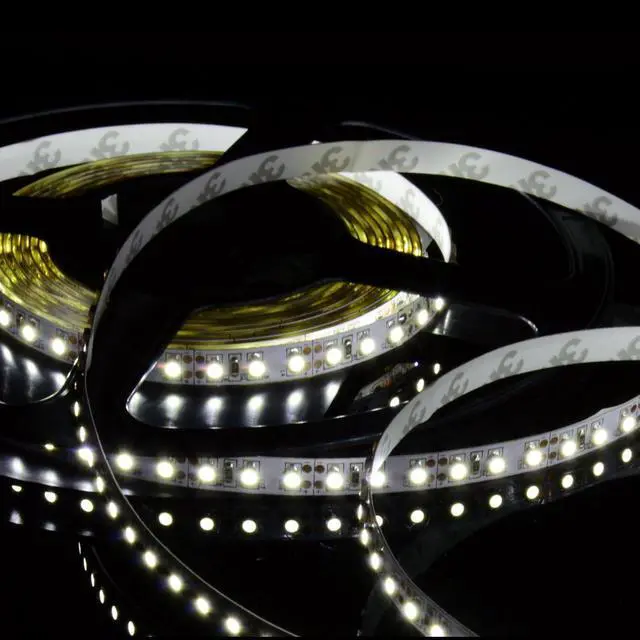Alt view image 2 of 4 - ABI Daylight White 6000K Double Density Flexible LED Light Strip with AC Adapter, 120 LED/Meter LED Chips, 5 Meters / 16.4 FT Spool, 12VDC