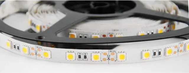 Alt view image 3 of 5 - ABI 300 LED Strip Light Kit w/ Power Supply 5M High Brightness 5050 Warm White