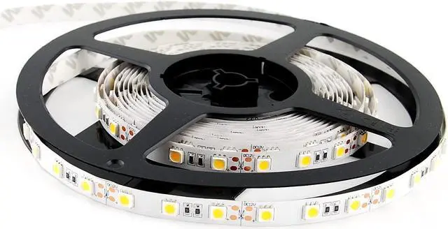 Alt view image 4 of 5 - ABI 300 LED Strip Light Kit w/ Power Supply 5M High Brightness 5050 Warm White