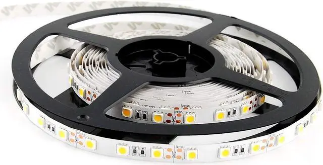 Alt view image 3 of 5 - ABI 300 LED Strip Light Kit w/ Power Supply, 5M, Cool White 6000K, SMD 5050, 12V