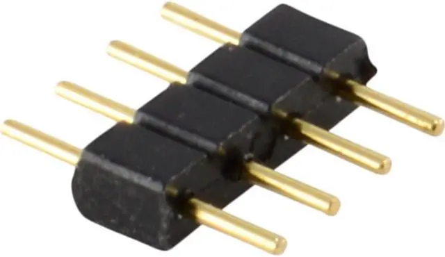 Main image of ABI 4 Pin Connectors Male for LED Color Changing RGB Light Strip (10pcs)