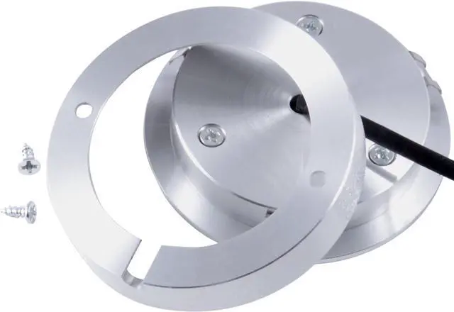 Alt view image 2 of 4 - ABI 2X 3W LED Puck Light Complete Kit for Under Cabinet, Bookshelf, and Showcase Lighting, 240lm, Soft White 3000K, 25W Halogen Equivalent