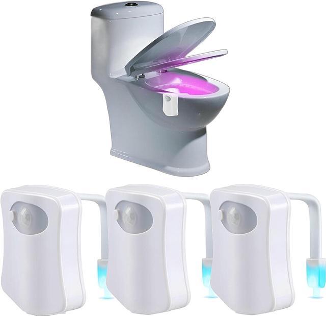 LED Toilet Light Motion Detection 3 Pack, Motion Activated LED