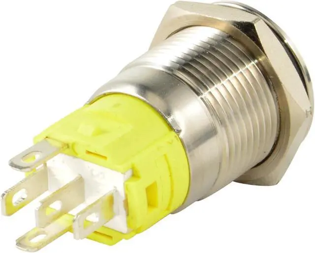 Alt view image 2 of 4 - JacobsParts 16mm 12V LED ON Off Push Button Power Switch Latching Stainless Metal Waterproof (Red)