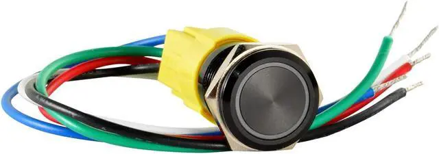 Main image of 16mm 12V LED Momentary Push Button Starter Switch Boat Horn Metal Waterproof