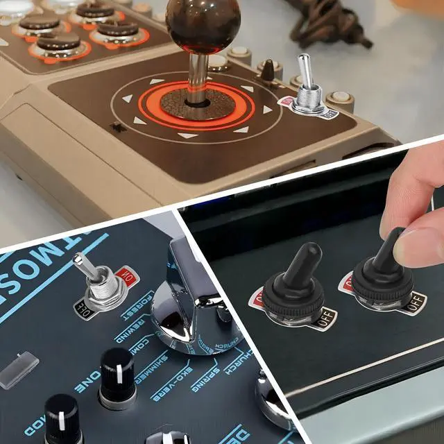 Alt view image 7 of 7 - Toggle SWITCH ON/OFF Heavy Duty 15A 125V SPST 2 Terminal Car Boat Waterproof ORG