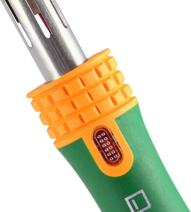 Alt view image 2 of 5 - Delcast JY60-A Pencil Tip 60 Watt Soldering Iron with 0.6mm Rosin Core 63/37 Tin Lead Solder Wire, 110V (100g / 3.5oz Spool)