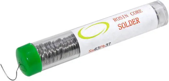 Alt view image 3 of 3 - 60W Pencil Tip Soldering Iron w/ 2x Tubes of Solder 63/37, 0.6mm (12.5g each)