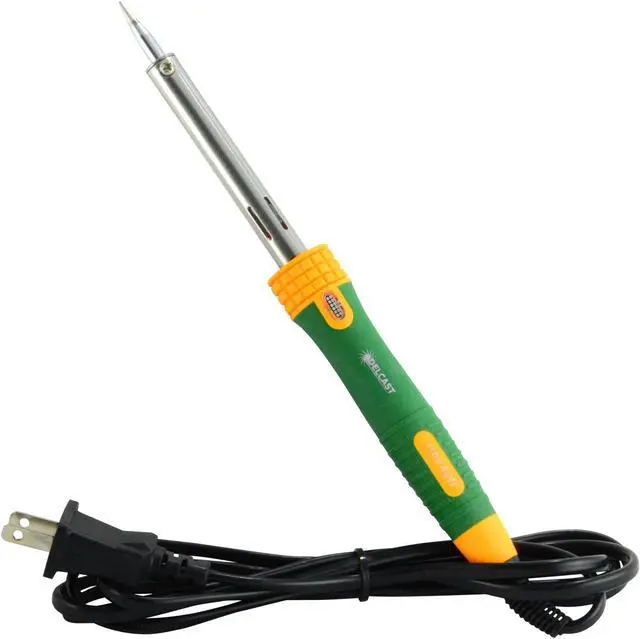 Alt view image 2 of 3 - 60W Precision Tip Soldering Iron w/ 2x 0.8mm Rosin Core Solder - 12.5g/ea