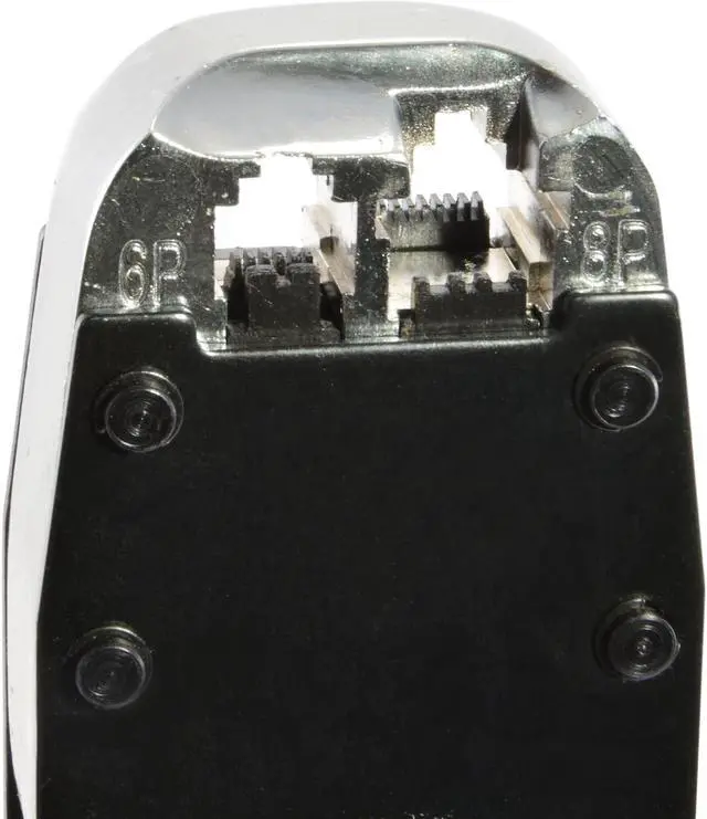 Alt view image 3 of 4 - RJ45/RJ11 Cable Crimper for CAT5e/CAT6 Network Cables, Includes 25 RJ45 Connectors