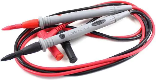 Alt view image 2 of 4 - Multimeter Test Leads for Fluke Meter Gold Plated Electrical Probes 1000V 20A