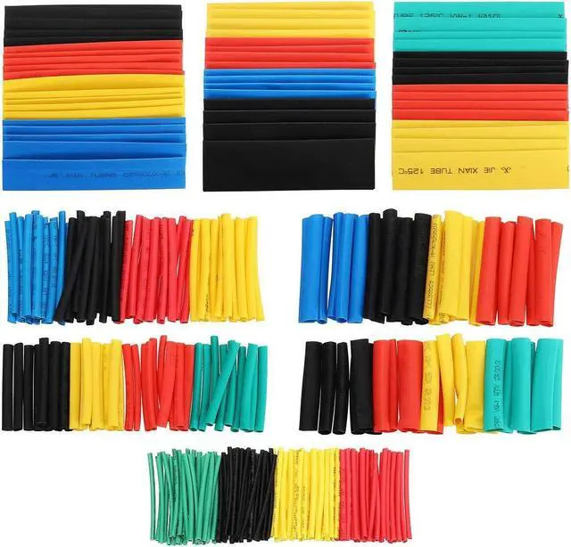 Alt view image 2 of 3 - 328pcs Multicolor Heat Shrink Tubing Electrical Wire Insulation Cable Sleeve Kit