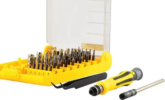 Alt view image 5 of 6 - 45pc Security Bit Set Torx Star Tamperproof Hex Triwing Precision Tool Kit
