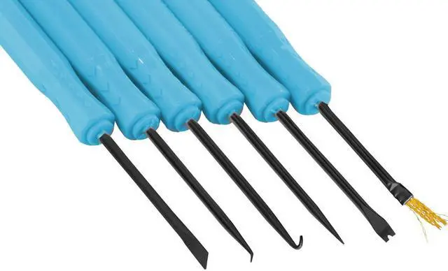 Alt view image 3 of 4 - 6PC Professional Solder Assist PCB Disassembly Repair Replace Capacitor Tools