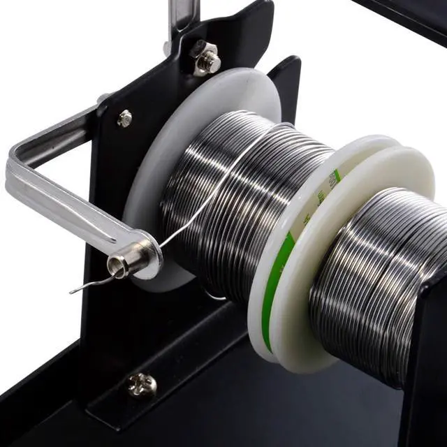 Alt view image 4 of 4 - Delcast SR-2X Solder Reel, Includes 200g Rosin Core 63/37 Tin Lead Solder