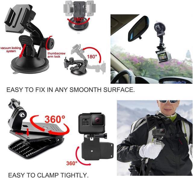 Alt view image 4 of 7 - 50 in 1 Action Camera Accessories Kit for Gopro Hero 9 8 7 6 5 Gopro Accessories