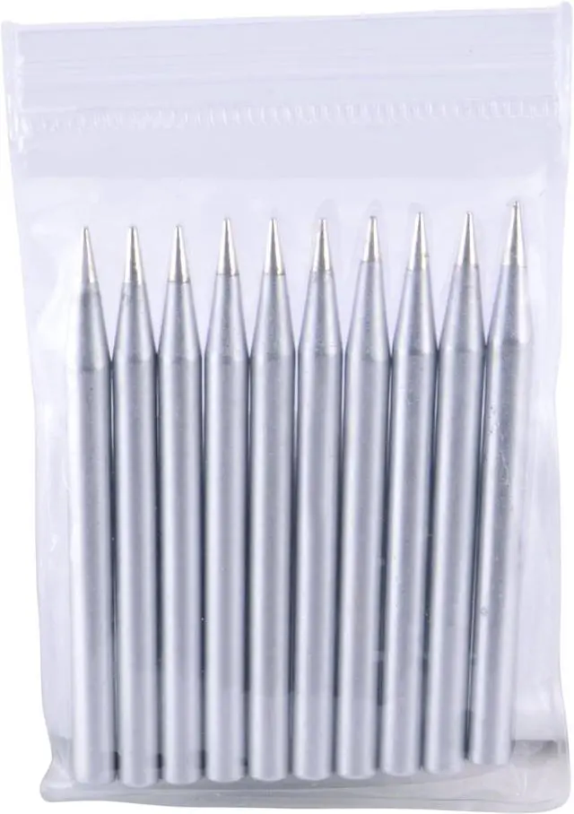 Main image of Delcast 10X 60 Watt Solder Iron Tip Pre-Tinned Lead Free Copper Plated (10-Pack)
