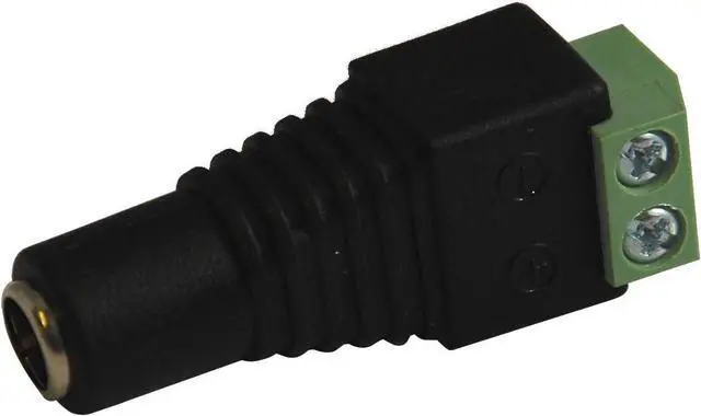 Alt view image 2 of 3 - JacobsParts Male and Female DC Power Jack & Plug Screw-on Wire Connector 5.5mm x 2.1mm for 12V/24V LED Strip and Electronics (5 Pairs)