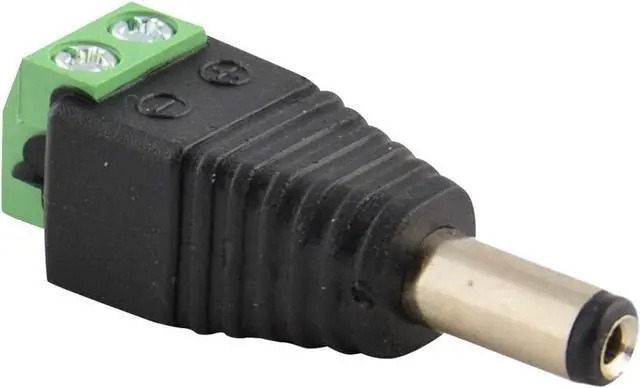 Alt view image 3 of 3 - JacobsParts Male and Female DC Power Jack & Plug Screw-on Wire Connector 5.5mm x 2.1mm for 12V/24V LED Strip and Electronics (5 Pairs)