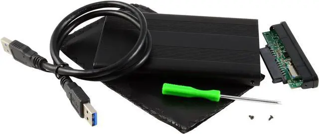 Alt view image 5 of 5 - USB 3.0 2.5" SATA Hard Drive External Enclosure HDD Case Durable Aluminum