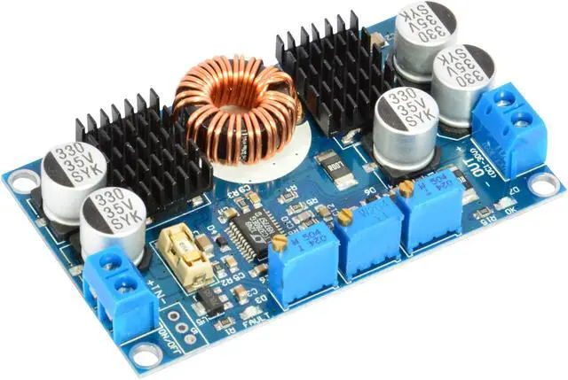 Main image of JacobsParts LTC3780 130W DC-DC Synchronous Buck Boost Voltage Converter Step-Up Step-Down Voltage/Current Power Regulator Board Highest Efficiency