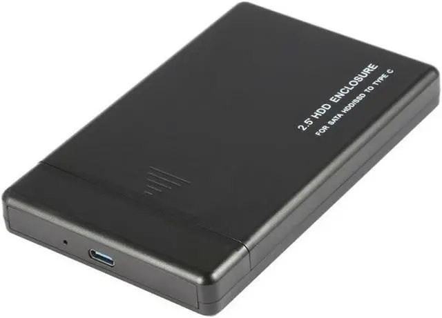 Main image of JacobsParts 2.5" HDD SSD Enclosure USB 3.1 Type-C to SATA-III Screwless External Hard Drive Case, Supports UASP